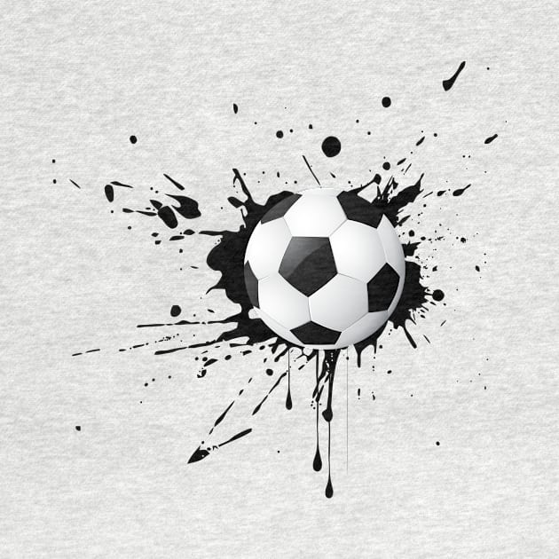 Soccer Paint Splash by letnothingstopyou